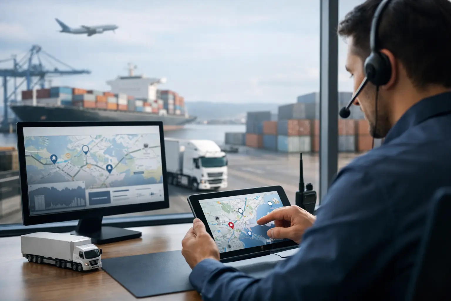 Gestión logística en tiempo real: qué cambia